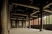 Baolun hall, interior view of ancestral temple, Chengkan, Hongcun, Anhui province, China, Asia