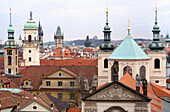 Dächer in der Altstadt, Stare Mesto, Prag, Tschechien