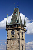 Close up of the old Town Hall, Staromestske Namesti, Prague, Czech Republic