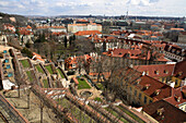 View of the Hradcany (Castle) district, Prague, Czech Republic