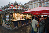 Christmas market, Dresden, Saxony, Germany