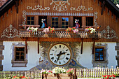 Black Forest Clock, Hofgut Sternen, Hoellsteig, Black Forest, Baden-Wuerttemberg, Germany