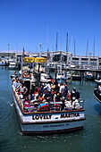 Fischerboot Tour, Fisherman's Wharf, San Francisco, Kalifornien, USA