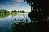 Blick auf Werder an der Havel, Brandenburg, Deutschland