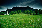 Wallfahrtskirche St. Leonhard, Fischhausen, Schliersee, Oberbayern, Bayern, Deutschland