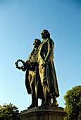 Goethe und Schiller Denkmal, Weimar, Thüringen, Deutschland