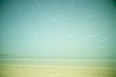 Ein Sternenhimmel über Jervis Bay Strand, New South Wales, Australien