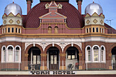 Nahaufnahme von York Hotel, Kalgoorlie, Western Australia, Australien