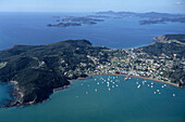 Aerial Photo of Russell Bay of Islands, Bay of Islands, North Island, New Zealand