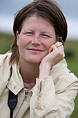 Portrait of friendly irish woman, Ireland