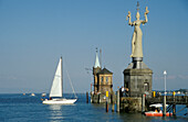 Imperia Statue, Konstanz Hafen, Bodensee, Baden-Württemberg, Deutschland