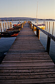 View of Lake Constance near Allensbach, Baden-Wurttemberg, Germany