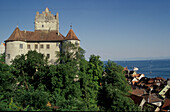 Meersburg castle, Meersburg, Lake Constance, Baden-Wurttemberg, Germany