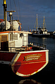 Fishing boats at Warnemunde harbour, Mecklenburg-Pomerania, Germany, Europe