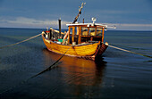 Fischerboot bei Ahlbeck, Usedom, Mecklenburg-Vorpommern, Deutschland, Europa