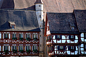 Am Rathausplatz in der Altstadt, Forchheim, Eingangstor zur Fränkische Schweiz, Franken, Bayern, Deutschland