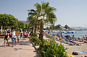 Strand und Promenade, Bodrum, Türkei