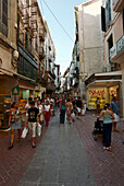 Einkaufsstrasse in Palma, Mallorca, Balearen, Spanien