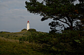 Lighthouse at Dornbusch, Hiddensee, Mecklenburg-Pomerania, Germany, Europe