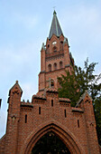 Roebel, Müritz, Kirche St. Nikolai, Mecklenburg-Vorpommern, Deutschland, Europa