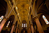 Interior view of Saint Joseph's church, Esch sur Alzette, Luxembourg, Europe