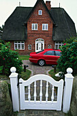 Reetdach-Haus, Kampen, Sylt, Nordfriesland, Schleswig-Holstein, Deutschland, Europa