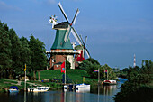 Windmills, Greetsiel, East Frisia, Germany