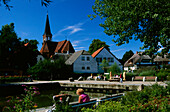 Harbour, Wustrow, Fischland, Mecklenburg-Western Pomerania, Germany