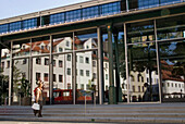 Schrannenhalle at Viktualienmarkt, market, cafes, bars, entertainment, Munich, Bavaria, Germany