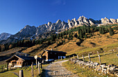 Alpine hut, Mandlwand, Hochkoenig, Salzburg state, Austria