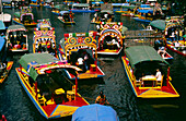 Xochimilco, Venice of Mexico City, known for its canals, Mexico City, Mexico