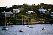 Blick vom Hafen, Hamilton Harbour, Hamilton, Bermuda