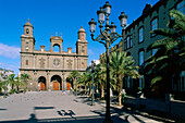 Cathedral in oldtown, Vegueta, Las Palmas, Gran Canaria, Canary Islands, Spain