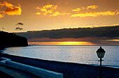 Sonnenuntergang, Playa de Santiago, La Gomera, Kanarische Inseln, Spanien, Europa