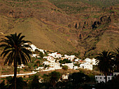 Village El Risco near Agaete, Natural Park Tamadaba, Gran Canaria, Canary Islands, Spain