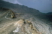 Hiking to the Takadake, Aso-Kuju National Park, South Island of Kuyushu, Japan