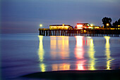 Capitolia Pier near Santa Cruz at Highway 1, California, USA