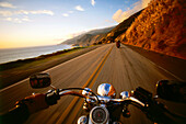 Harley Davidson Heritage Softail, Highway 1, Santa Lucia Range, Californian, USA