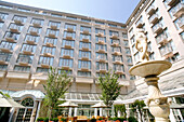 The courtyard of the Fairmont Hotel, Washington DC, United States, USA