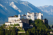 Hohensalzburg Fortress, largest, fully-preserved fortress in central Europe, Salzburg, Salzburg, Austria, Since 1996 historic centre of the city part of the UNESCO World Heritage Site
