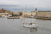 Blick auf Hafenufer von Göteborg, Schweden, Skandinavien, Europa