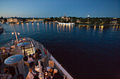 Abendessen auf dem Lido Deck an Bord von MS Europa während der Europas Beste 2006 kulinarischen Veranstaltung, Stockholm, Schweden, Skandinavien, Europa