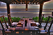 Open air restaurant at Koh Lanta, Ko Lanta, Thailand, Asia