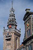 Monnickendam, Speelhuistoren, clocktower, Netherlands, Europe