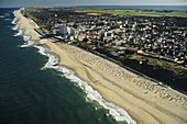 Sandy beach of Westerland, Sylt Island, Schleswig-Holstein, Germany