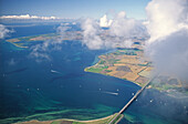 Fehmarnsund Bridge, Fehmarn Island, Schleswig-Holstein, Germany