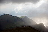 Misty landscape, Rigi Kulm (1797 m), Rigi Kulm, Canton of Schwyz, Switzerland