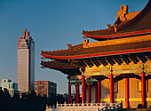 National Concert Hall and Mitsukoshi Tower, Taipei, Taiwan, Asia