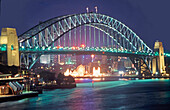 Australien, Sydney, Hafenbrücke