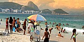 Rio Janeiro, Copacabana, beach, Pao Acucar